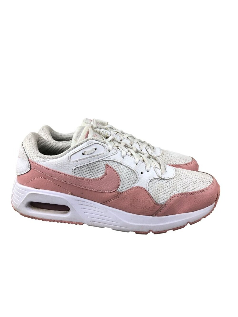 Nike Women's Size 10 Air Max SC Glaze White Pink Lace-Up Sneakers CW4554-102